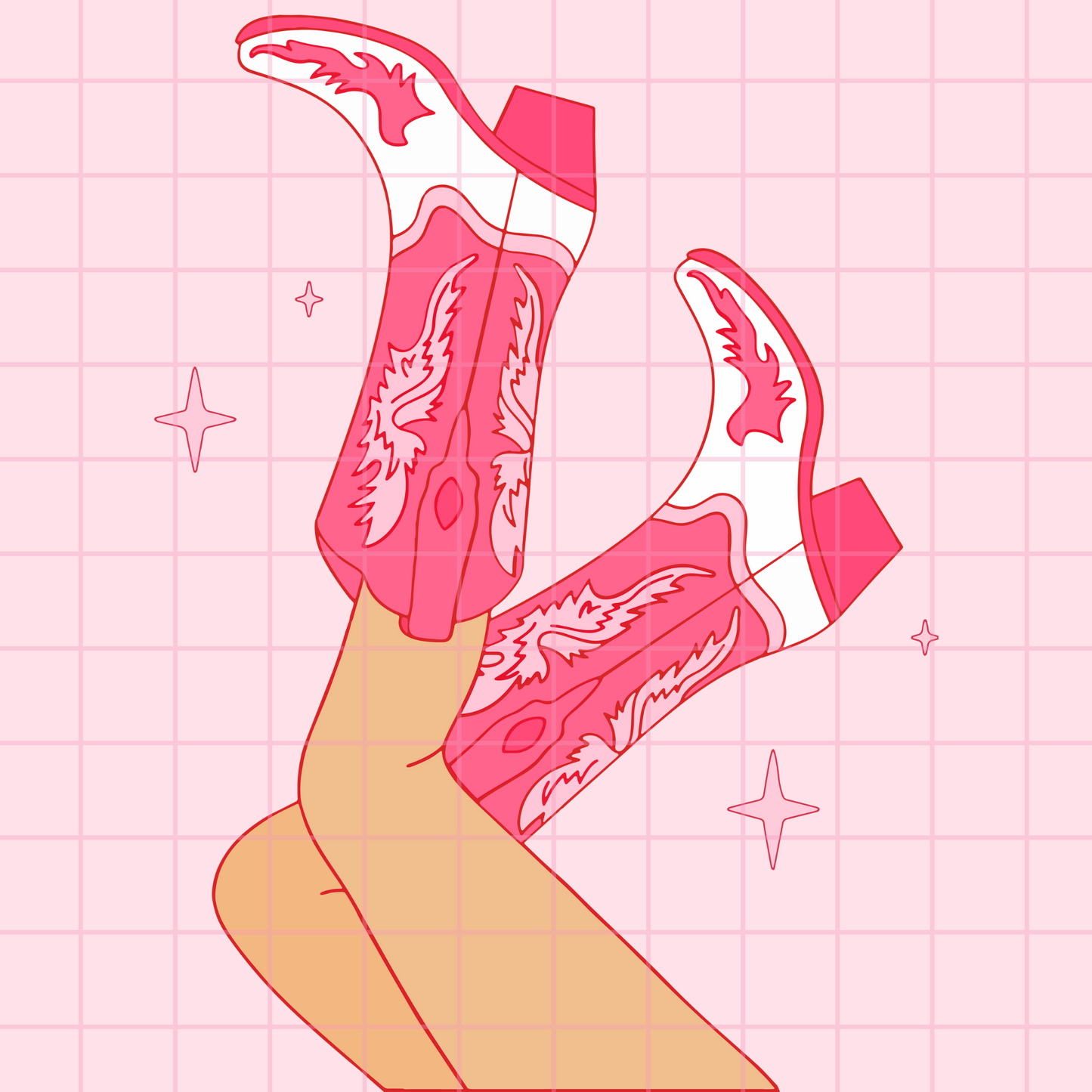 Pink Cowgirl Boots