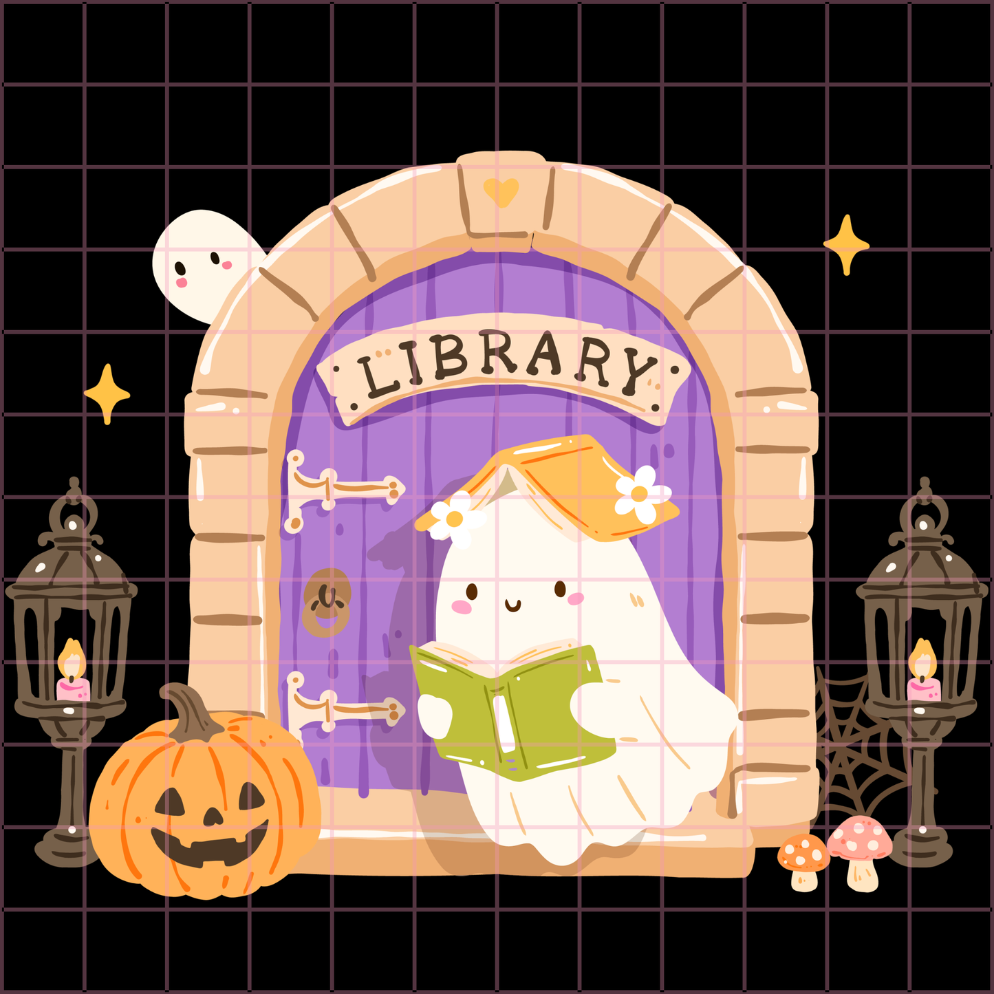 Ghost at the Library