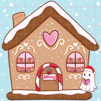 Gingerbread Library Ghostie