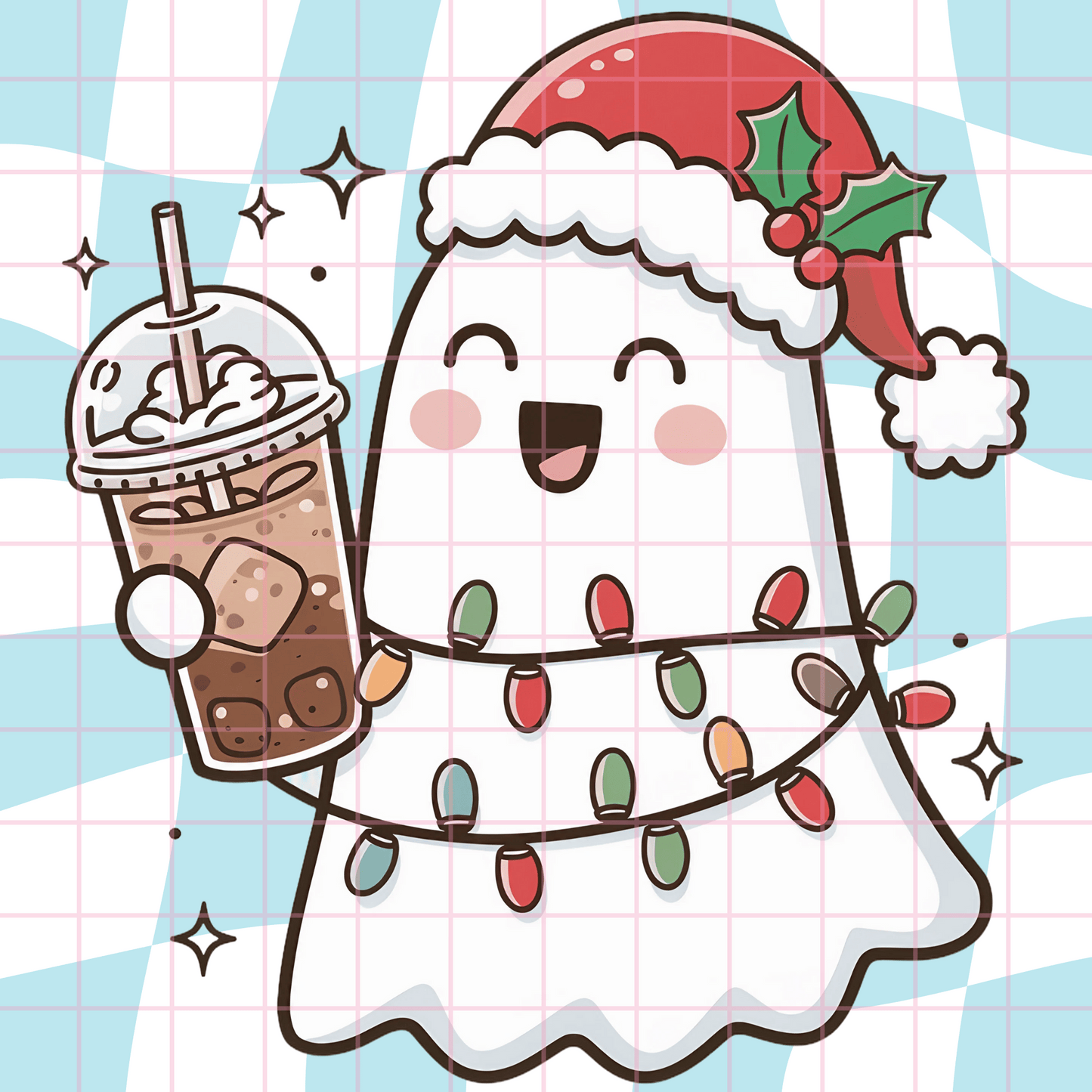 Coffee Christmas Ghost