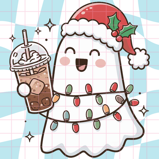 Coffee Christmas Ghost