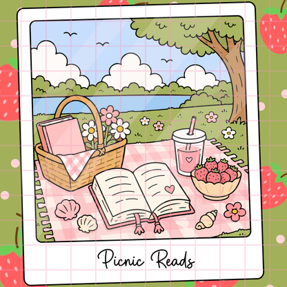 Picnic Reads Polaroid