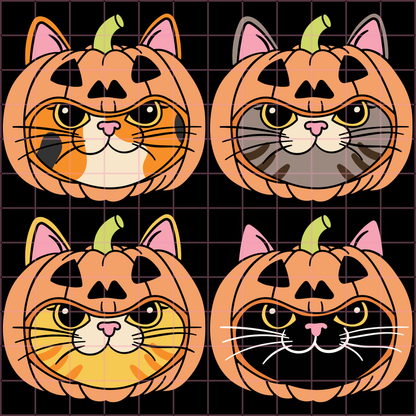 Pumpkin Cats