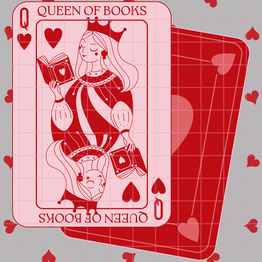 Queen of Books Card