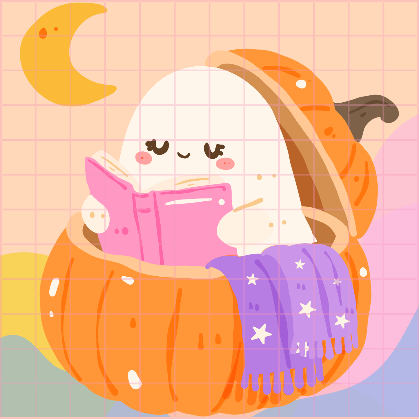 Reading in a Pumpkin