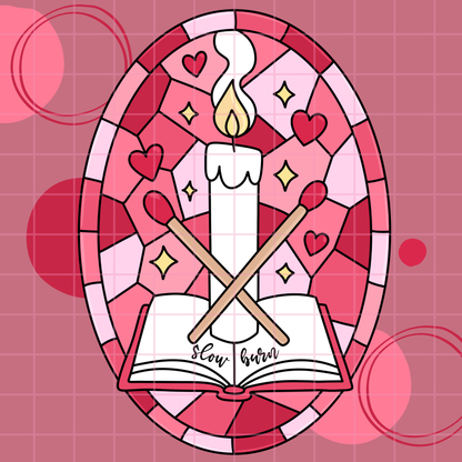 Slow Burn Stain Glass