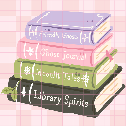 Spooky Book Stack