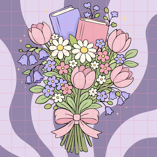 Spring Book Bouquet